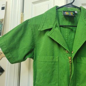 Big Bud Press Green Short Sleeve Jumpsuit size Medium